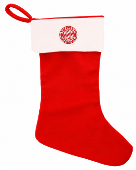 Preview: FC Bayern München Nikolaussocke Rot Polyester