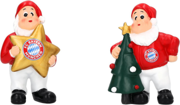 FC Bayern München Weihnachtsfiguren 2er-Set Polyresin
