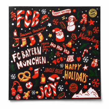 FC Bayern München Servietten 20er-Set Winter Navy 33x33 cm