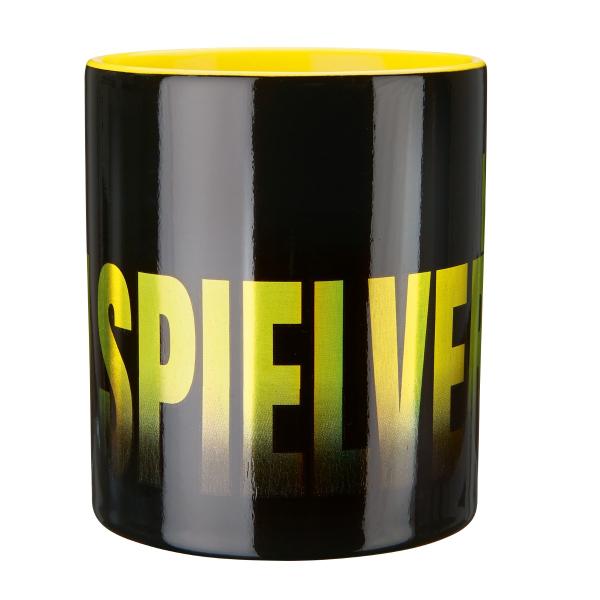 Borussia Dortmund BVB Ballspielverein-Tasse Schwarz-Gelb Keramik 9,5 cm