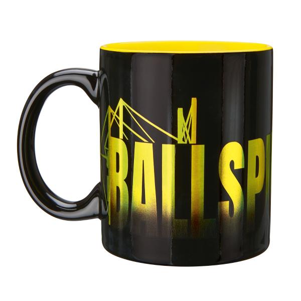 Borussia Dortmund BVB Ballspielverein-Tasse Schwarz-Gelb Keramik 9,5 cm
