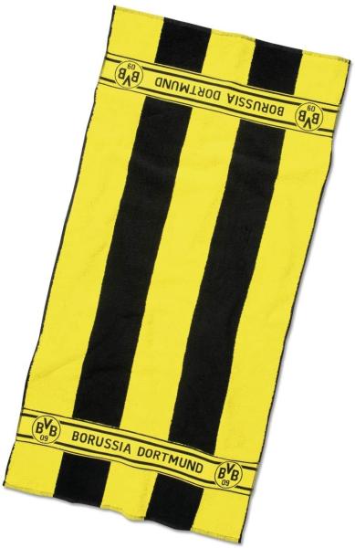 Borussia Dortmund BVB Handtuch Blockstreifen 50x100 cm