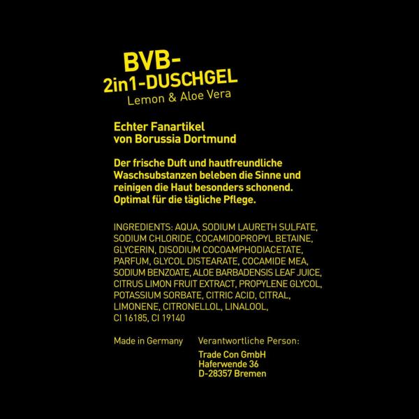 Borussia Dortmund BVB 2 in 1 Duschgel 200 ml