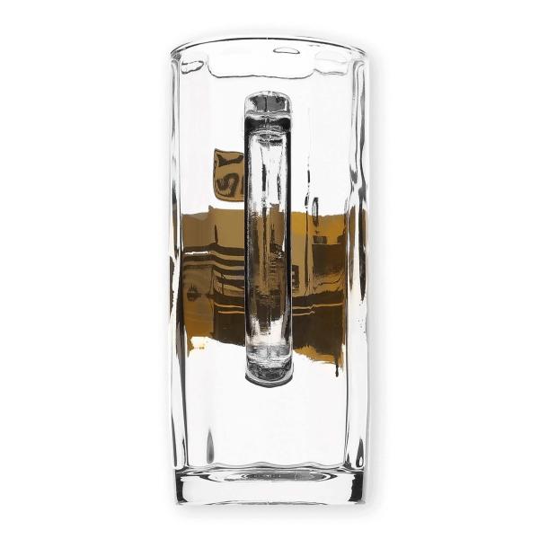 Borussia Dortmund BVB Bierglas Bierkrug Skyline 500 ml