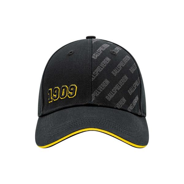 Borussia Dortmund BVB Cap 1909 Ballspielverein schwarz