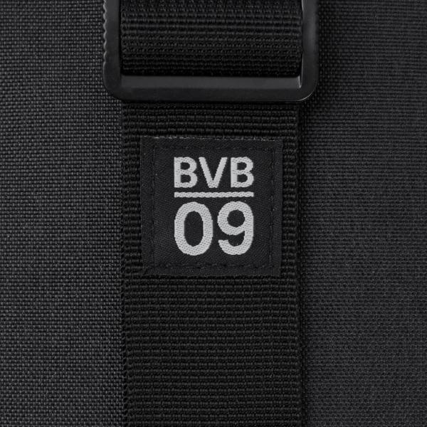 Borussia Dortmund BVB Explorer Bauchtasche Schwarz mit 2 Reißverschlussfächern