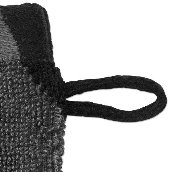 Borussia Dortmund BVB Waschhandschuh grau/schwarz 2er Set