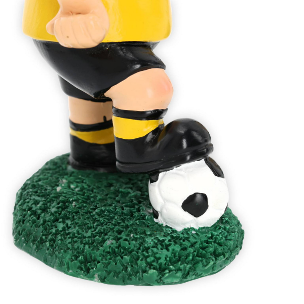 Borussia Dortmund BVB Gartenzwerg 3er-Set Polyresin Schwarz-Gelb