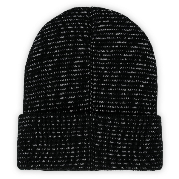 Borussia Dortmund BVB Reflective Beanie Schwarz mit Reflektorfäden