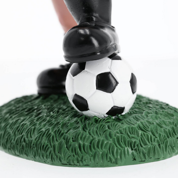 Borussia Dortmund BVB Gartenzwergin mit Fußball 27 cm Polyresin