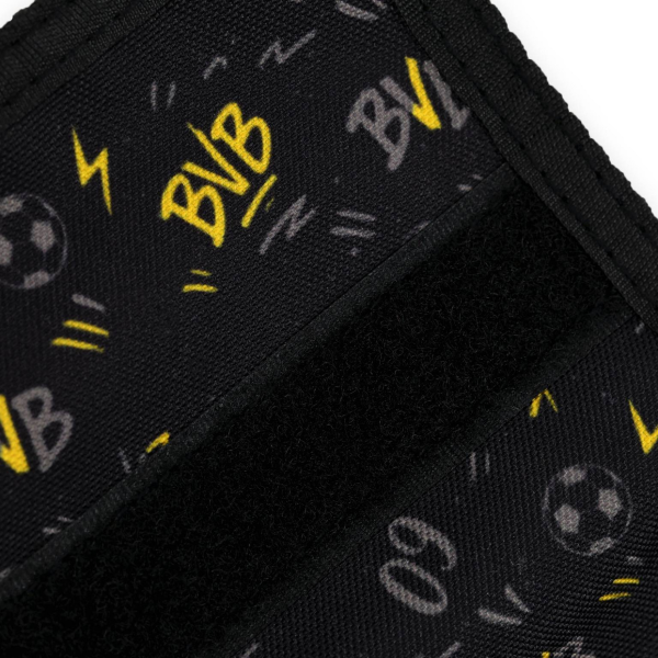 Borussia Dortmund BVB Kinder-Geldbeutel AOP Schwarz 12,5 x 10 cm