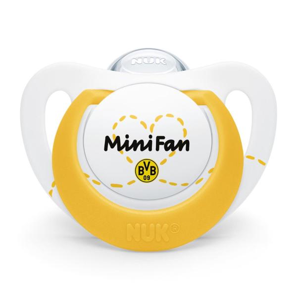 Borussia Dortmund BVB Schnullerset NUK Star 2er Set