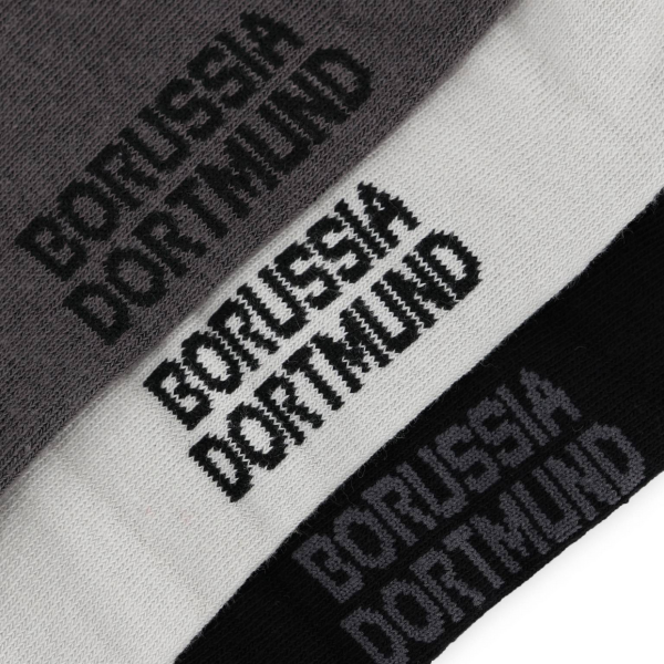 Borussia Dortmund BVB Socken Geschenkset 3er Pack Gr. 39-46