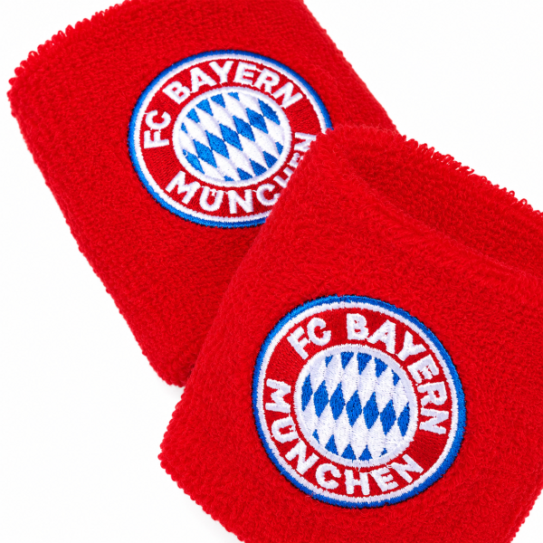FC Bayern München Schweißband 2er-Set Rot