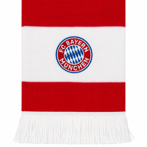 FC Bayern München Schal Classic Rot/Weiß 137x17 cm