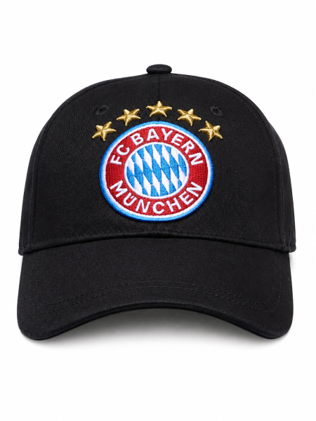 FC Bayern München Baseballcap Logo Classic Schwarz