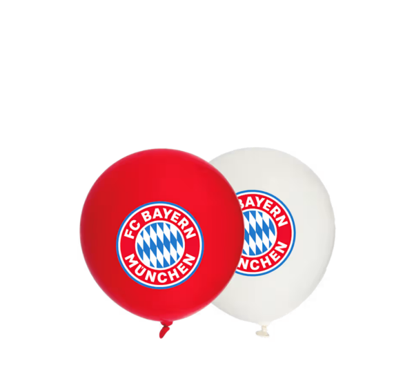 FC Bayern München Luftballons 10er-Set Rot/Weiß
