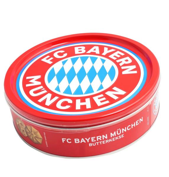 FC Bayern München Butter Cookies 340g in Metallbox